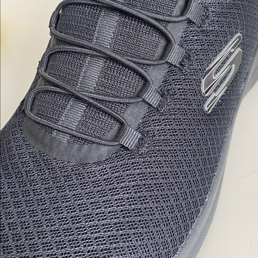 Skechers Black Mesh Slip-ins Work Sneakers size 10 - Picture 8 of 8